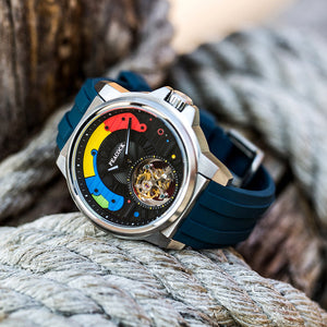 PEACOCK TIME COLOR Tourbillon Watch